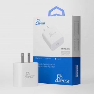 Củ sạc nhanh APEST AP-A20 – PD 20W chuẩn USA, sạc nhanh cho iPhone và Android