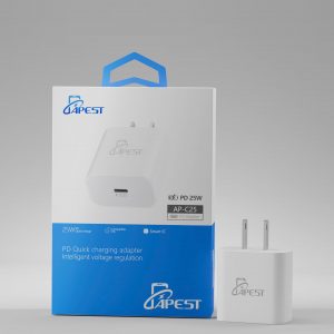 Củ sạc nhanh APEST AP-C25 – PD 25W chuẩn USA, sạc nhanh cho iPhone và Android