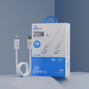 Cáp sạc APEST AP-D20 – Sạc nhanh 20W Type-C to Lightning cho iPhone